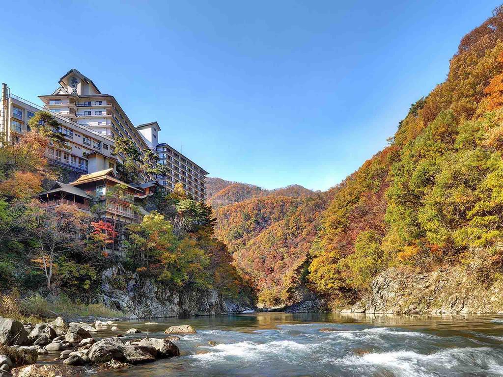 Ookawaso Hotel Aizuwakamatsu Exterior foto